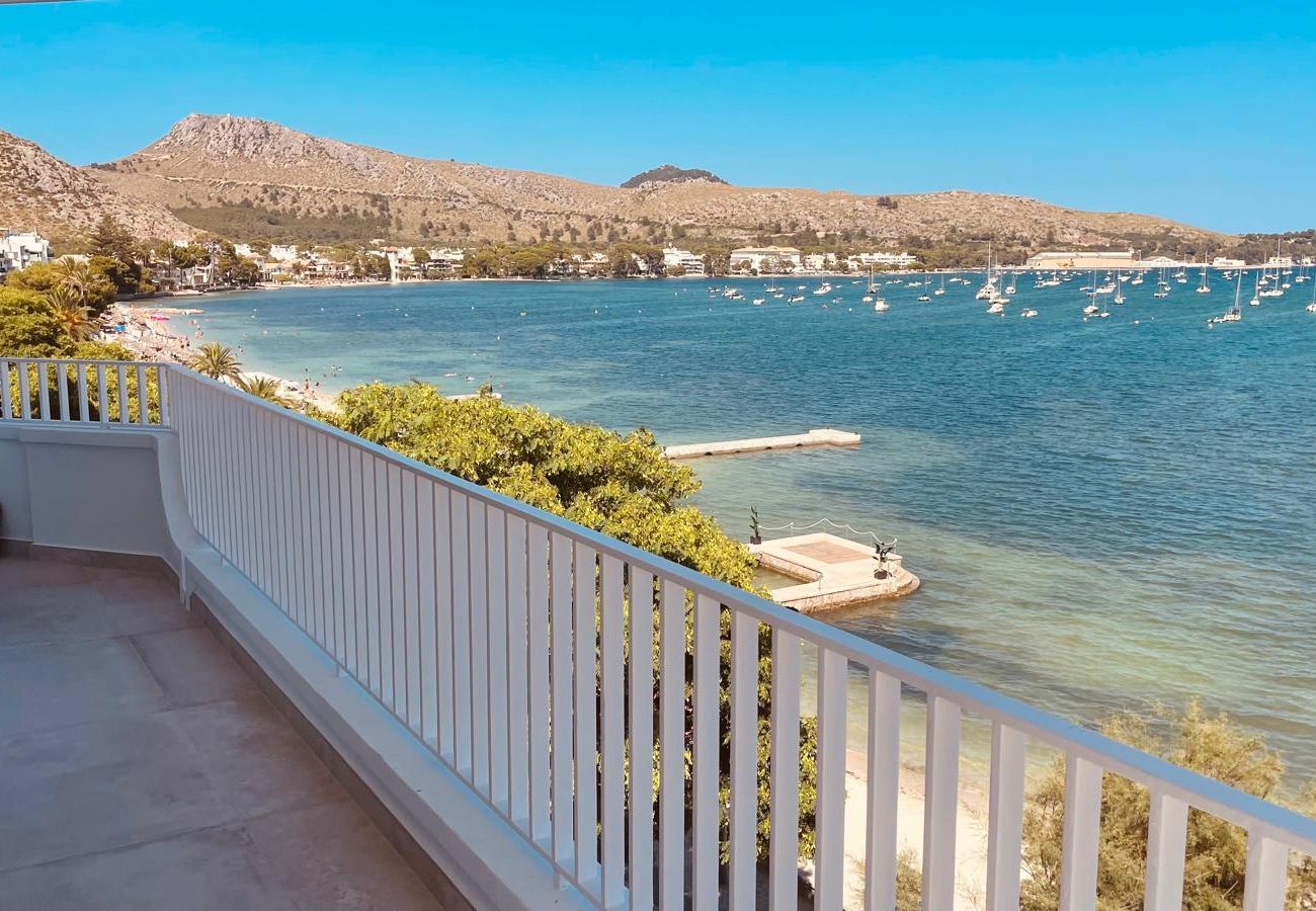 Apartamento en Puerto Pollensa - APARTAMENTO FRENTE AL MAR, PRIMERA LINEA, PUERTO P
