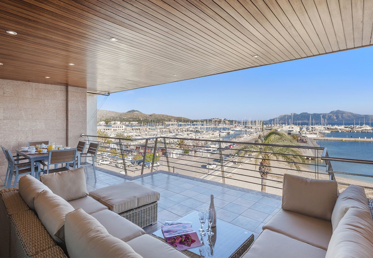 apartamento con terrazza en pollensa