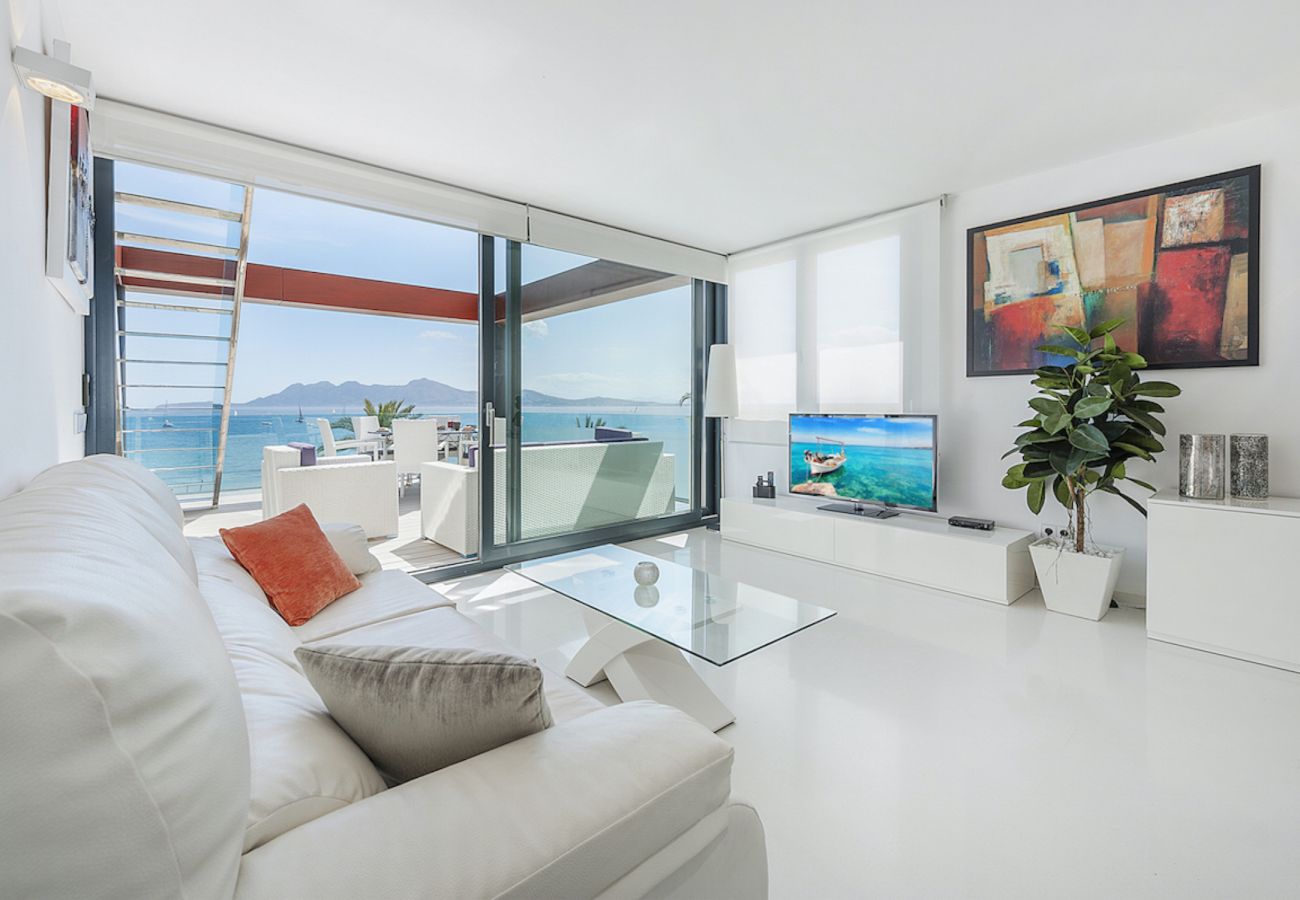 Modern penthouse beach Pollensa