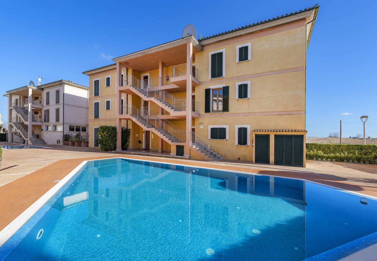 apartment with residential pool in puerto pollensa